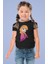 Frozen Anna Baskılı Kız Çocuk Tişört, Karlar Ülkesi Baskılı Kız Bebek T-Shirt 2