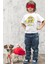 Paw Patrol Rubble Baskılı Çocuk Tişört, Unisex Çizgi Film Baskılı Bebek T-Shirt 1