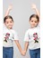 Kız Çocuk Minnie Mouse Baskılı Tişört, Çizgi Film Karakter Baskılı Bebek T-Shirt 2