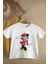 Kız Çocuk Minnie Mouse Baskılı Tişört, Çizgi Film Karakter Baskılı Bebek T-Shirt 3