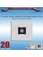 Kıng P 276 Vento - P 277 Silence - P 282 Şampiyon Duo - P 284 Multipower - P 285 Minitech - P 366 Ultra Modellerine Uygun Süpürge Toz Torbası 200120 2