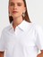 30961 Polo Yaka Top-Beyaz 4