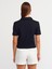 31006 Polo Yaka Nakış Detaylı Tshirt-Siyah 2
