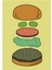 Burger Hamburger Marul Domates Yemek Yemek Mizah Aptal Komik Turşu Tablo Ahşap Poster Dekoratif 1