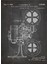 Film Projector Patent - Cinema Art - Black Chalkboard Tablo Ahşap Poster Dekoratif 1