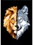 Kurt Vs Aslan Tablo Ahşap Poster Dekoratif 1