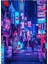 Neon Tokyo Tablo Ahşap Poster Dekoratif 1