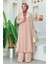 Kimono Bel Lastikli Pantolon Takım 8560 Taş 1