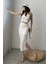Fırfır Detaylı Crop Bluz ve Yırtmaç Detaylı Etek Triko Ikili Takım DFL4003 4