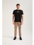 Bisiklet Yaka Siyah Slim Fit Tişört 24SSM20283 3