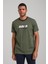 Bisiklet Yaka Haki Slim Fit Tişört 24SSM20292 2