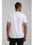 Bisiklet Yaka Beyaz Slim Fit Tişört 24SSM20295 5