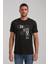 Bisiklet Yaka Siyah Slim Fit Tişört 24SSM20295 1