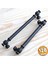 Talas Siyah Düz Metal Kulp 128 mm 12.8 cm Mutfak Çekmece Mobilya Dolap Dolabı Kapak Kulpları Kulb 1