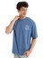 Waves Erkek Mavi Günlük Stil T-Shirt 24YETL18B02-MVI 1