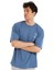 Waves Erkek Mavi Günlük Stil T-Shirt 24YETL18B02-MVI 4