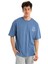 Waves Erkek Mavi Günlük Stil T-Shirt 24YETL18B02-MVI 5