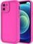 Apple iPhone Uyumlu 11 Kılıf Kamera Korumalı Ananas Kapak-Pembe Koyu 1