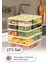 17’li Buzdolabı Dondurucu Organizer Mikrodalga ve Difrize Uygun Saklama Kabı Sarı 12x(350ML) 2x(1,65LT) 2x(1,75LT) 1x(3,5LT) 1