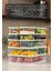 17’li Buzdolabı Dondurucu Organizer Mikrodalga ve Difrize Uygun Saklama Kabı Sarı 12x(350ML) 2x(1,65LT) 2x(1,75LT) 1x(3,5LT) 3