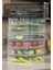 7’li Buzdolabı Dondurucu Organizer Mikrodalga ve Difrize Uygun Saklama Kabı Yeşil 5x(3,5LT) 2x(1,65LT) 3