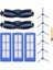 Robovac 11S Max,robovac 30C Max, Robovac G10, Robovac G30, EDGE-13PCS Yedek Parçalar Fırça Filtresi Için Set (Yurt Dışından) 3