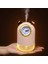 Sevimli Ayı Hava Nemlendirici Saatli Elektrikli Nemlendirici Difüzör Ev Için USB Şarjlı Oda Spreyi Mist Maker - Beyaz (Yurt Dışından) 3