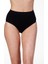 Dikişsiz Yüksek S-M-L-XL-2XL Beden Silikon Bel Bato Slip Korse Külot Siyah 1