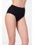 Dikişsiz Yüksek S-M-L-XL-2XL Beden Silikon Bel Bato Slip Korse Külot Siyah 3