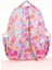 Kids Aynalı Nakışlı Cupcake Pembe Kız Çocuk Okul Sırt Çantası 2