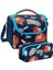 Lacivert Mavi Astronot Desenli Erkek Çocuk Isı Yalıtımlı Beslenme Çantası ve Kalemlik Seti 1