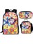 Büyülü Dijital Sirk Inanılmaz Dijital Sirk Öğrenci Çocuk Anaokulu Okul Çantası Üç Parçalı Set (Yurt Dışından) 1