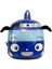 Karikatür Çanta Bebek Sevimli Çanta Sırt Çantası Erkek Kız Çocuk Anaokulu-Mavi Otobüs (Yurt Dışından) 1