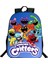 Naylon Smilings Critter Baskı Sırt Çantaları Genç Büyük Kapasiteli Okul Çantası Erkek Kız Karikatür Seyahat Sırt Çantası Erkek Kadın Sırt Çantası (Yurt Dışından) 1