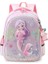Sevimli Çocuklar Sırt Çantası Yürümeye Başlayan Sırt Çantası Karikatür Okul Sırt Çantası Kızlar Için Seyahat Sırt Çantası Kız Sırt Çantası-Pembe Denizkızı (Yurt Dışından) 1