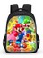 Mario Oyunu Karikatür Çocuk BACKPACKS15 Inç Cosplay Çift Omuz Çantası Seyahat Çantası Kız Erkek Için Hafif Dayanıklı Yürümeye Başlayan Sırt Çantası (Yurt Dışından) 1