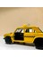 Metal Çek Bırak 1:36 Ölçek Model Taksi Araba - Die Cast Model Taxi Araç 3