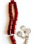 15X11MM Efeboy Koyu Kırmızı Hareli Sıkma Kehribar Tesbih 1