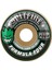 F4 Conical Green Print 54MM 101DU Kaykay Tekerleği 1