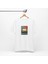 Unisex Retro Beetle Baskılı Beyaz Basic Tshirt 1