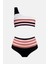 4648 Kahverengi Pembe Yüksek Bel Bikini Takımı 4