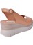 Iskarpin 23740-02 Taba Kadın Deri Sandalet 4