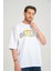 R-5786 Emotıonal Nakışlı Oversize Süprem Tişört 5
