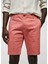 Slim Fit Pamuklu Mikro Baskılı Bermuda Şort 2