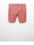Slim Fit Pamuklu Mikro Baskılı Bermuda Şort 3