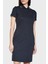 Streç Pamuklu Regular Fit Polo Yaka Mini Elbise Kadın Elbise 3DTA56 TJ9DZ 1555 4