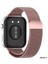Huawei Watch Fit 3 Uyumlu Paslanmaz Hasır Örgü Metal Milano Kordon Strap 2