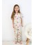 Kız Çocuk Pamuklu Penye Kumaş Baskılı Pijama Takımı 2