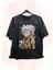 Unisex Özel Tasarım Gear 5 Luffy Retro Tişört, Oversize Anime Baskılı Yıkamalı T-Shirt 1