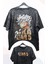 Unisex Sırt Baskılı One Piece Gear 5 Luffy Vintage Tişört, Oversize Anime Baskılı Yıkamalı T-Shirt 1